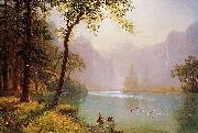 Albert Bierstadt The Kern River Valley, a montane canyon in the Sierra Nevada, California France oil painting artist